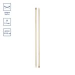 Спицы прямые бамбук ⌀2.0 мм, 35 см, Gamma BL2