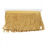 Бахрома отделочная широкая 150.0 мм / 4.5 метра, цв.золото