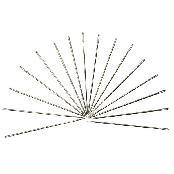 Иглы ручные вышивальные для тонкой шерсти №7, 16 игл, Hobby&Pro, 110101