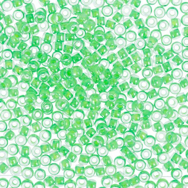 Бисер Toho 11/0 круглый (2.2 мм), 25 г (5х5 г), 0805 салатовый/неоновый