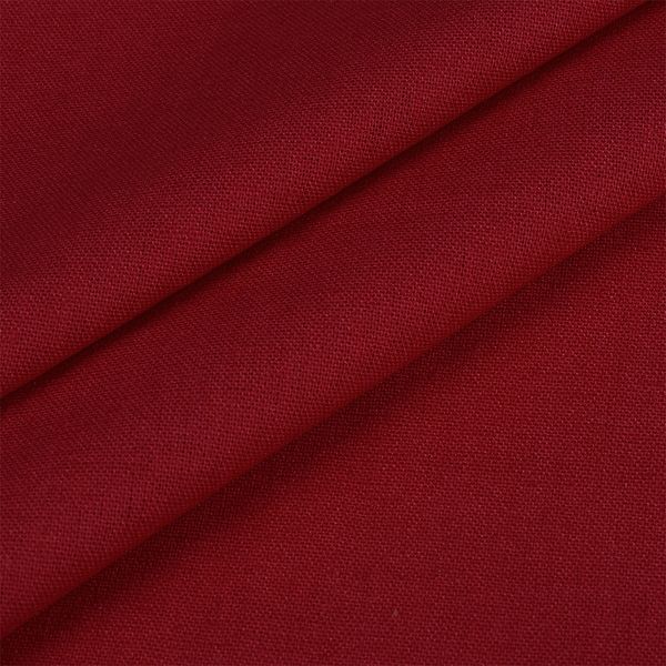 Льняная ткань 200 г/м², 140 см / 5 метров, TBY.Li.1009.40.5, цв.40 красный