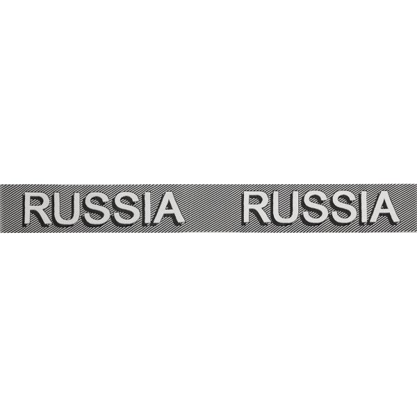 Тесьма лампасная 30 мм / 10 метров, с надписью Russia