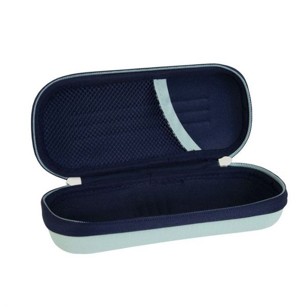 Пенал овальный полужесткий на молнии 1 отделение 20*9*6,7 см, 081145SNCGR, Milan 081145SNCGR