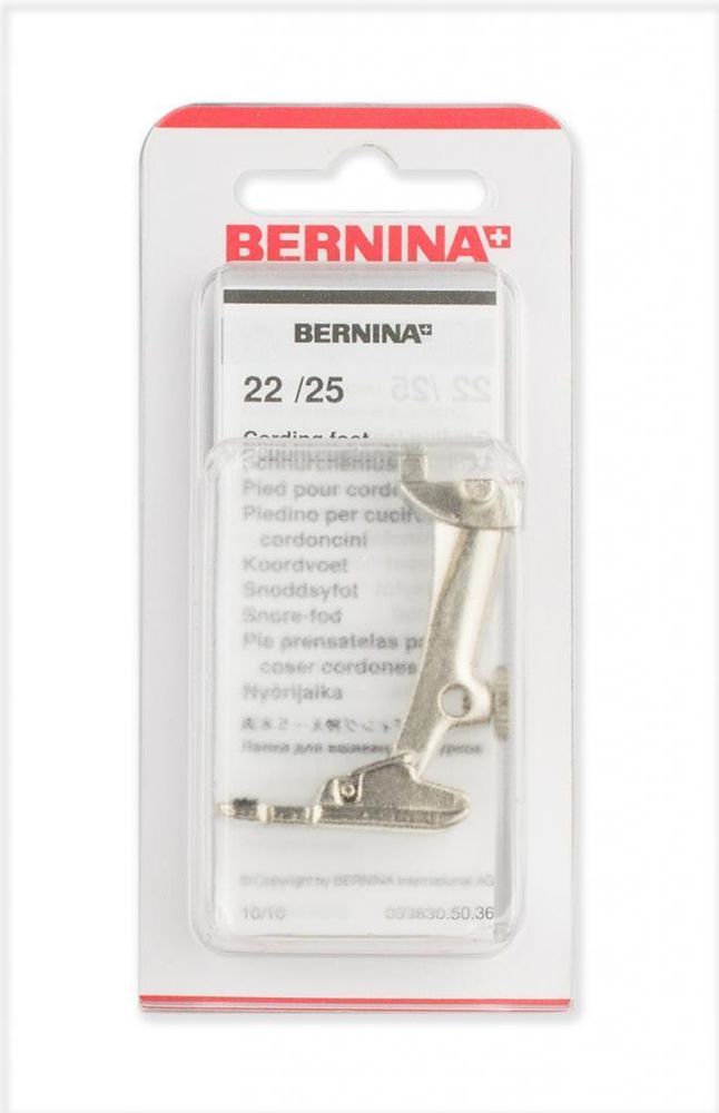 Лапка №25 для шнура (5 желобков) Bernina, 008 468 74 00, Bernina, 1 шт