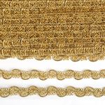 Тесьма отделочная 13 мм, 9545 цв.золото уп.13.71м