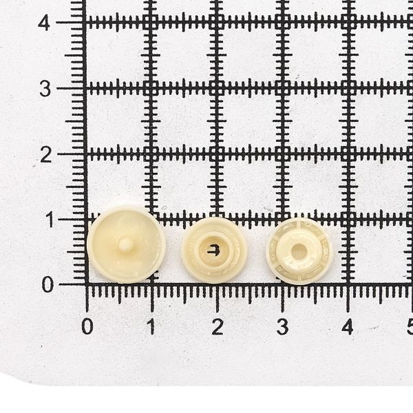 Кнопка рубашечная ⌀12,5/10мм пластик (≈1000 шт) New Star (306 экрю)