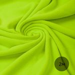 Флис 2-сторонний 190 г/м², 150 см / 2 метра, TBY-0059-229.2, цв.F229 неон желтый