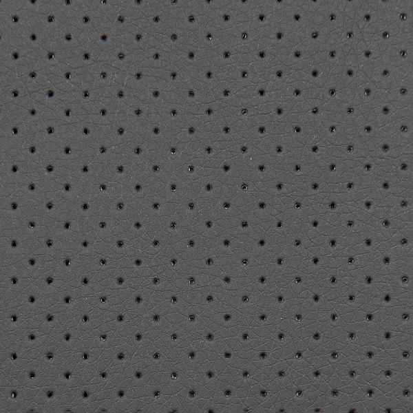 Кожа перфорированная искусств. 20х30см. 0,85 мм, в уп/2 шт, 24883 серый темный