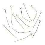 Штифт с петлей 40 мм, 50 шт/упак, Astra&Craft (Золото) 4AR261/262