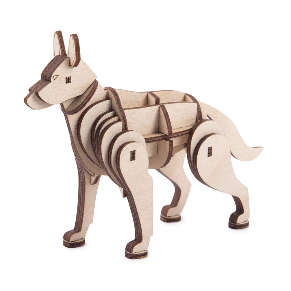 Пазл 3D, серия Живая природа 42 элемент, Собака, Rezark NIZ-16