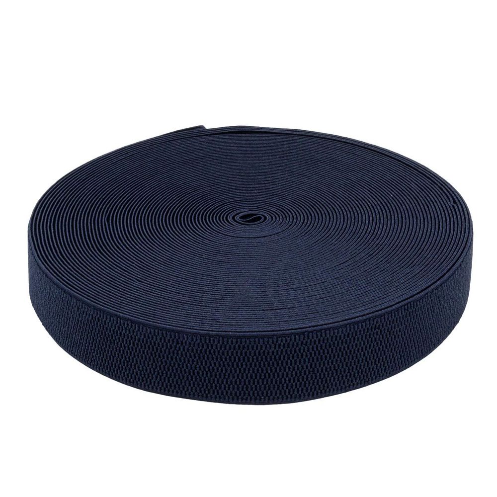 Резинка для подтяжек (помочная) 40.0 мм / 25 метров, 25.2 г/п.м., 233 индиго синий, 6123-9344