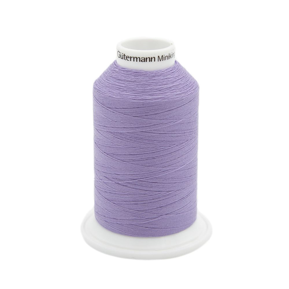 Нитки оверлочные Gutermann Miniking, 1000м, 158 св.сиреневый, 5 катушек