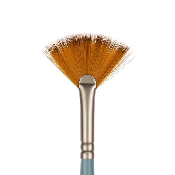 Кисть синтетика №06 веерная, 10 шт, короткая ручка, Vista-Artista 50235-06