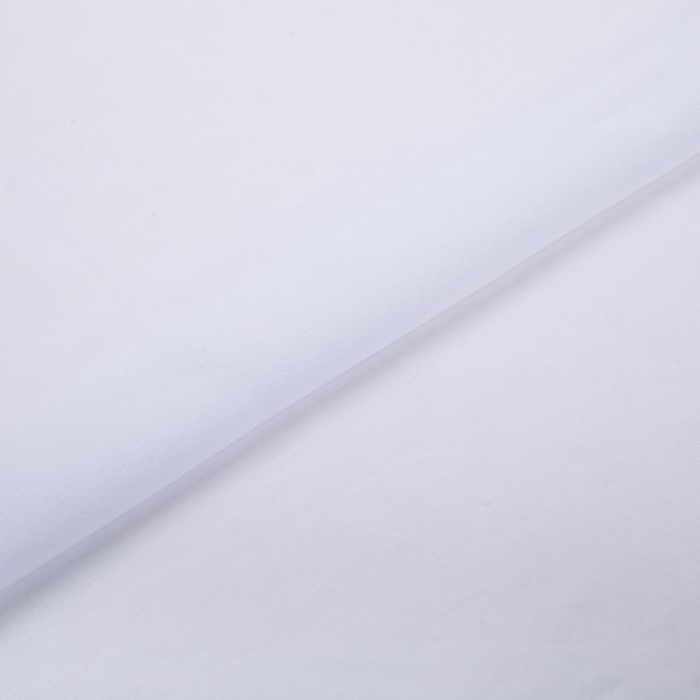 Ткань блузочная Poly Chiffon 84 г/м², 150х147 см, _ белый, Gamma PC-02
