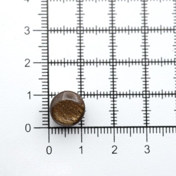 Пуговицы на ножке 18L (11мм), пластик (col.18 т.коричневый), 72 шт, CR P-45