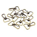 Карабин металл 20.0 мм (40х25 мм), антик, 10 шт