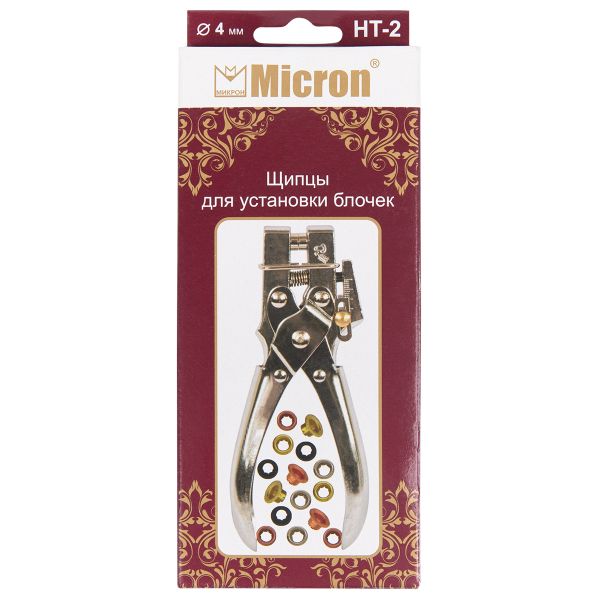 Щипцы для установки блочек, с блочками, Micron HT-2