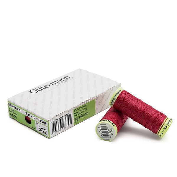 Нитки отделочные Gutermann Top Stitch, 30м, 382 мальва, 5 катушек