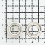 Люверсы металл ⌀13.0 мм (внутр.), h7 мм (внутр.), №28, металл, New Star, никель, уп≈100 шт