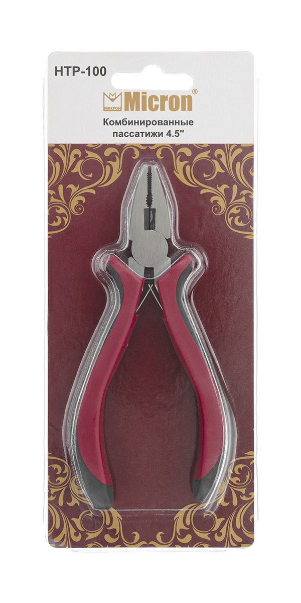 Инструмент для бижутерии: Комбинированные пассатижи 4.5, Micron HTP-100