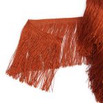 Бахрома отделочная широкая 120.0 мм / 25 метров, 102 терракот