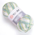 Пряжа YarnArt (ЯрнАрт) Sweet Baby / уп.5 мот. по 100 г, 300м, 905