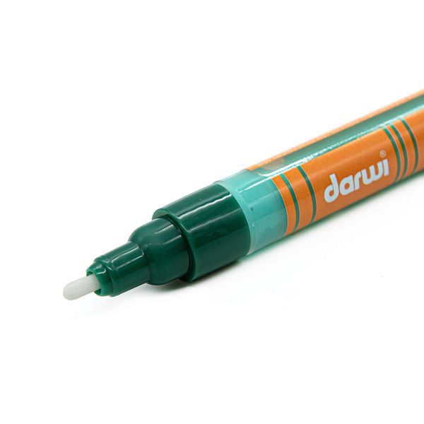 Маркер для ткани Darwi TEX Opak, 2мм, укрывистый, 626 т.зеленый