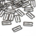 Крючки для купальника металл 15.0 мм, черный никель, 915.SW, 100 шт