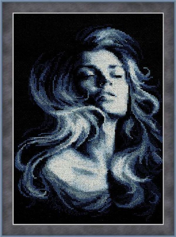 Набор для вышивания нитками Риолис, Искушение 21х30 см