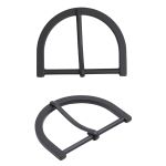 Пряжка ременная металл 50.0 мм металл, матовый черный, MB-185