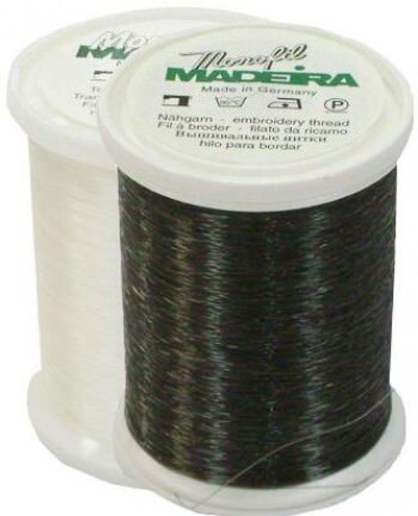 Нитки для потайного шва Madeira Monofil №60, 1000 м, цв. черный, 9761, 5 катушек