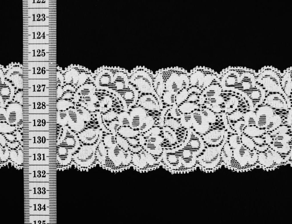 Лента кружевная эластичная, 100% полиэстер [261570-35], 10 метров, 261570-35