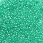 Бисер Astra&Craft 11/0 (2.1 мм), 200 г (10х20 г), цв. М20А-О тем. бирюза/прозрачный, матовый