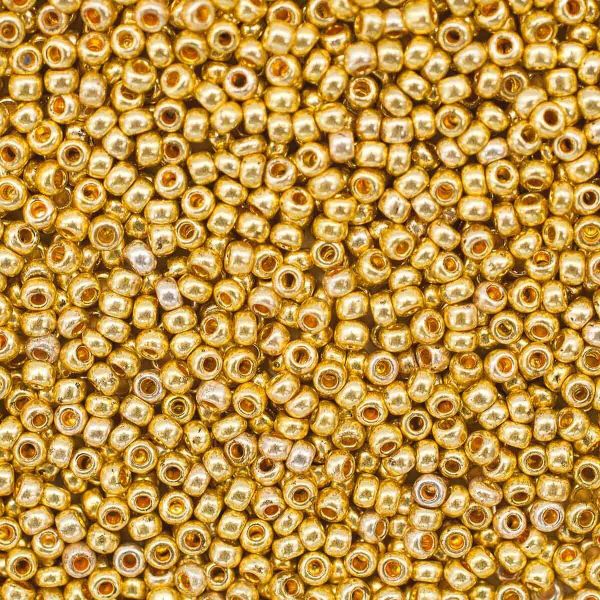 Бисер Preciosa solgel металлик 10/0 (2.3 мм), круг.отв., 500гр, 331-19001-10/0-18383