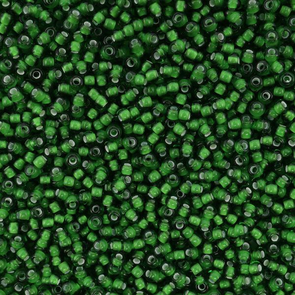 Бисер Preciosa прозрачный с перламутр. цвет.центром, круг.отв, 50 г, (55126)