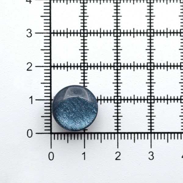 Пуговицы на ножке 22L (14мм), пластик (col.19 синий), 72 шт, CR P-45