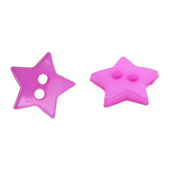 Украшения пуговицы декоративные фигурки Звездный блеск пластик, 20 шт/упак, Dress It Up