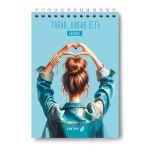 Блокнот на гребне, выборочный лак, A5 40 л., 4 шт, клетка, Такая, какая есть! 01271, Светоч Б136