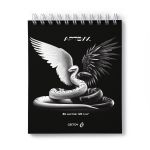 Артбук (Скетчбук), блок белый, жесткая подложка, 120 г/м² 175*200 мм на гребне 80 л. 2 шт., Мистический сюжет 01367, Светоч, А161