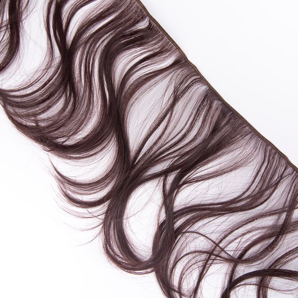 Трессы для кукол 15 см, 100 см, 22 г, 14 т.каштановый, HobbyBe HAR-15