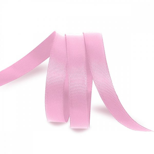 Лента репсовая (в рубчик) 12.0 мм / 22.8±1 метра, F133 розовый, Magic4Hobby