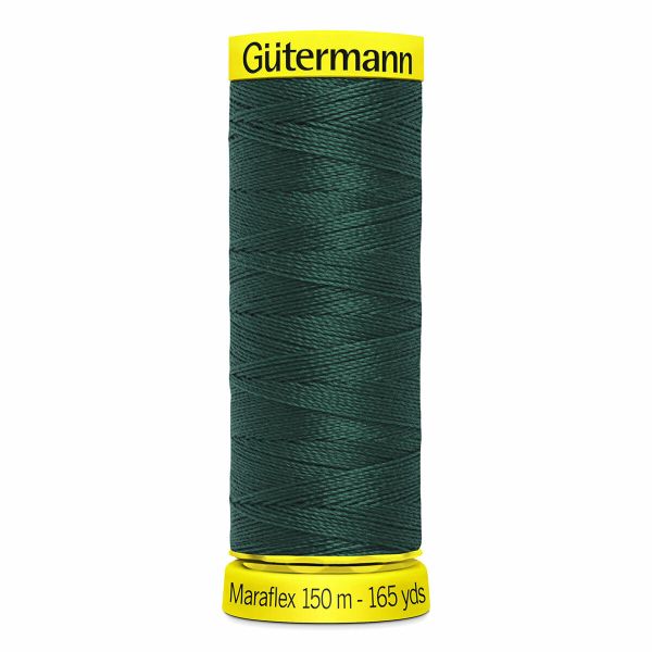 Нитки для трикотажа Gutermann Maraflex, 150м, 472 т.бутылочный, 5 катушек