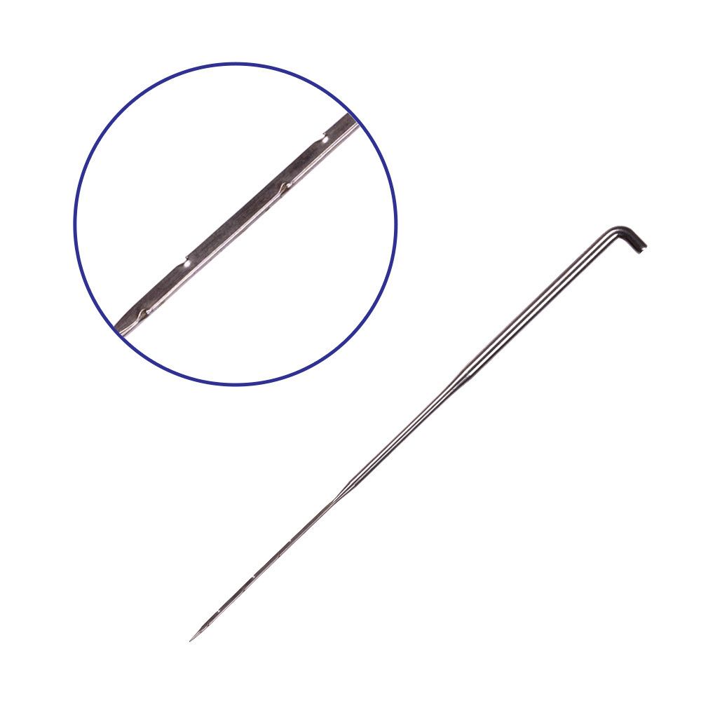 Иглы ручные для валяния (фелтинга) 36 толстые -2 шт, 40 тонкие -3 шт, 5 шт, Gamma FN-011