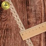 Кружево вязаное (тесьма) 15 мм / 182.8м, 5635 цв.102 молочный, Kruzhevo