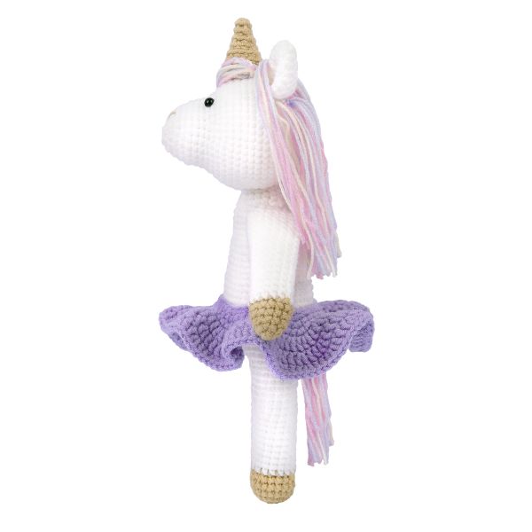 Набор для вязания игрушки Милая единорожка 27 см, Miadolla AMG-0107