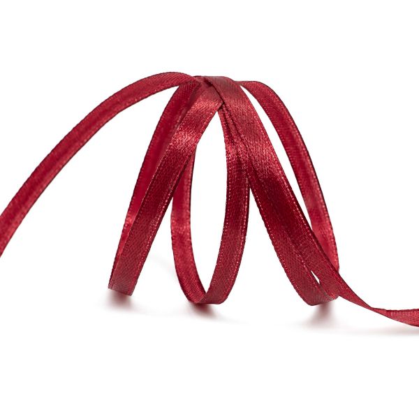 Лента атласная 1-сторонняя 6.0 мм / 22.86±1 метров, 029 бордовый, Globus