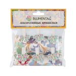 Прищепки декоративные 5х6 шт, 3.5 см, B129 Голубые бабочки, Blumentag WCRH-35