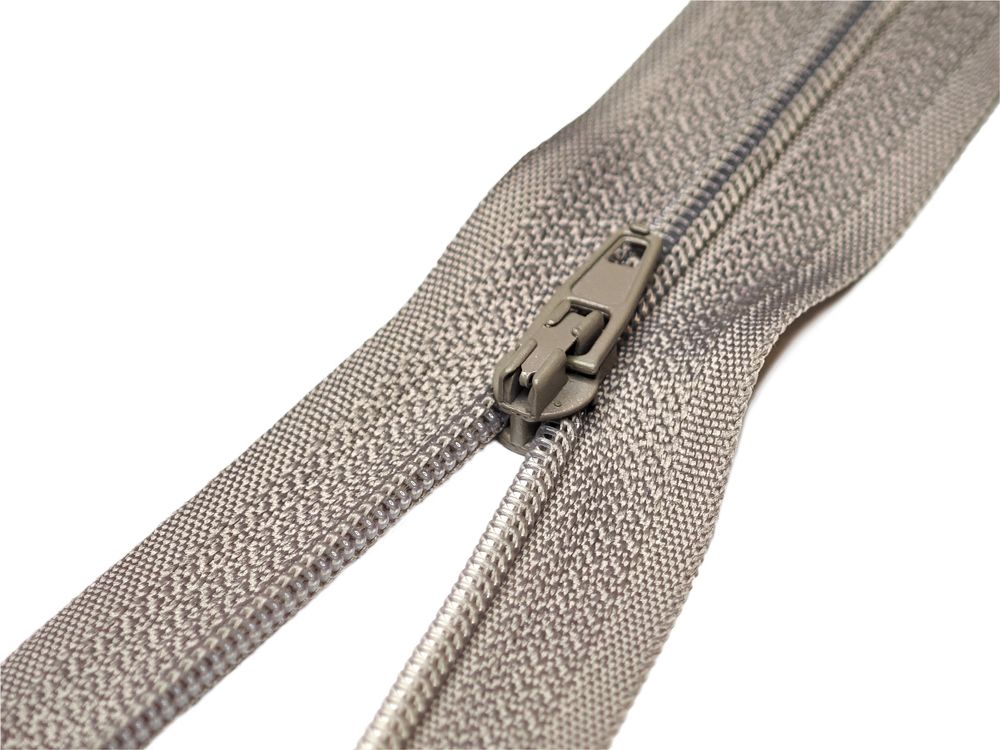 Молния спираль (витая) (цв.SBS) брючная Т3 (3 мм) 1 зам., н/раз., 20 см, автомат, S-323 т.бежевый, 100 шт