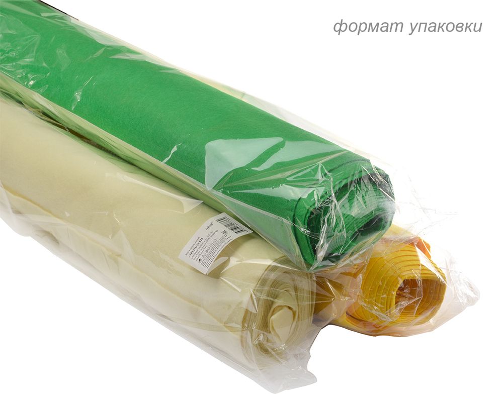 Фетр рулонный полужесткий 1.0 мм, 100 см, рул. 5 метров, цв. 065 коричневый