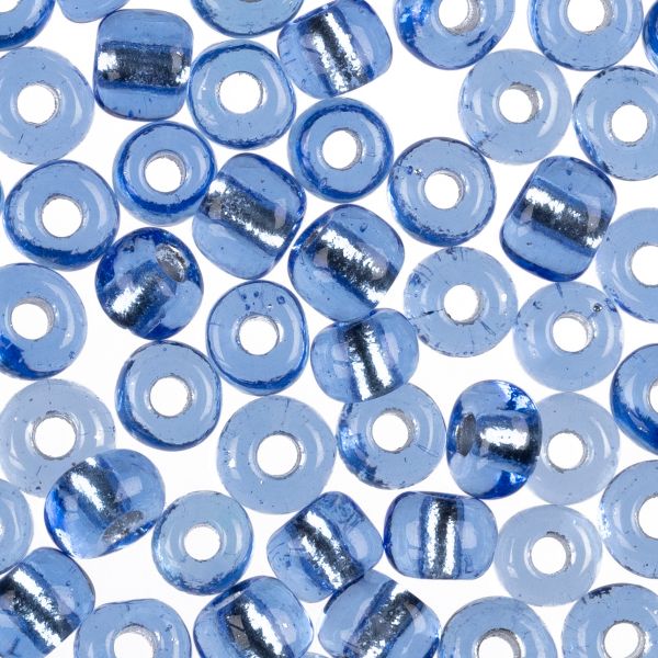 Бисер Zlatka 6/0 (4.1 мм), 100 г (10х10 г), №0026 св.синий, GR